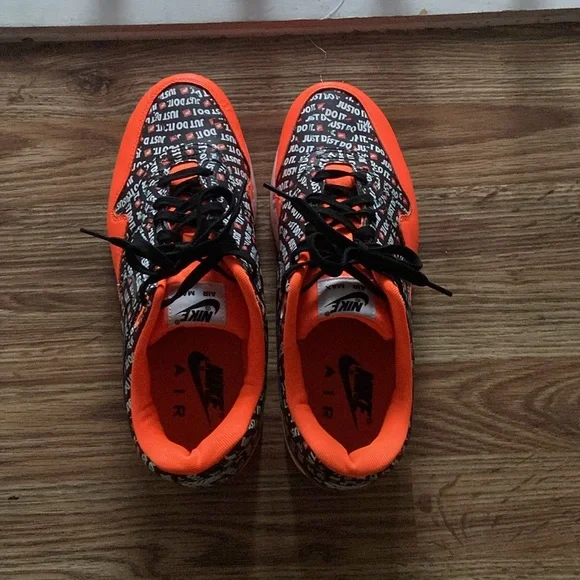 Black and Orange Nike Air Max